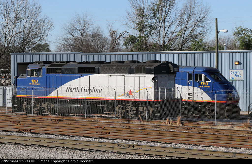 RNCX 1893 & 1797 sit outside the shops